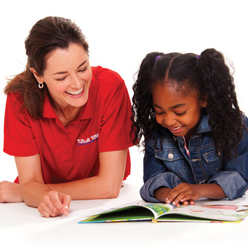 teacher and student reading